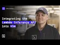 Integrating the Lambda Inference API into Vim