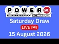 USA Powerball Live Draw Today 20 Million Jackpot Powerball Results Live AUGUST 15 2026