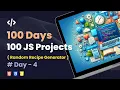 Day 4 Build a Random Recipe Generator Using JavaScript HTML and CSS - Fun Beginner Project