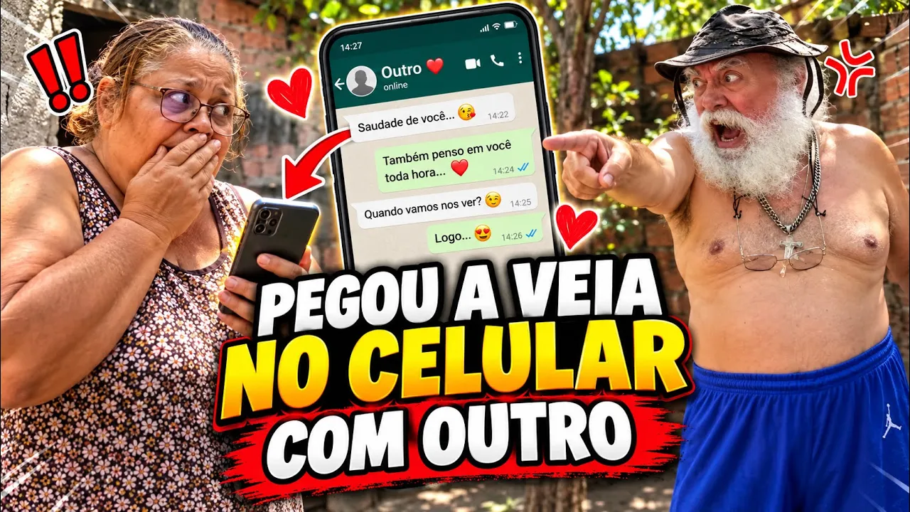 LUIZ DO SOM PEGOU DONA ZAZA FALANDO COM OUTRO NO CELULAR | LUIZ DO SOM