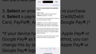 How to play a song in TouchTunes app