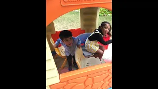 Play shack Kids play area Ball Pool Kids Playing Giant Slides