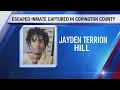 Escaped inmate captured in Covington County CCSO
