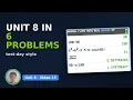 TI-84 Evo - Unit 8 Review 6 Trig Problems Algebra 2 Unit 8 with Jonah