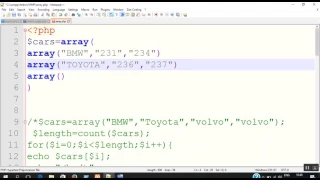 PHP 5 Multidimensional Arrays
