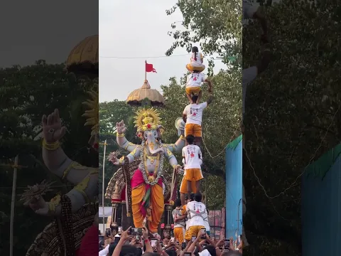 दोन आवडते उत्सव… एका फ्रेममध्ये! ❤️🚩| Ganpati Bappa Morya | Malwani Cha Maharaja #shorts