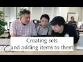 Python standard library Creating and adding to sets