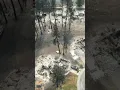 Drone shows the scale of the Spokane wildfire destruction