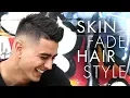 Skin Fade Barber haircut for men Short on sides longer on top