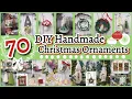 70 Handmade DIY Christmas Ornaments The Whole Family will Enjoy To Make Sell or Gift