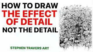The Secret to Drawing Overwhelming Detail!