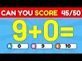 Lagu Can You Pass This Math Quiz? | 50 Easy Medium Hard Questions | Quiz Spark Challenge