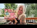 Rollerblading Chat Dooney Bourke Hydrangea Shopper WIMB