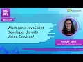 What can a JavaScript developer do with Azure Vision Services
