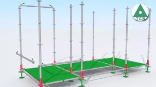 The Assembly of Ring Lock Scaffolding System Thai Const