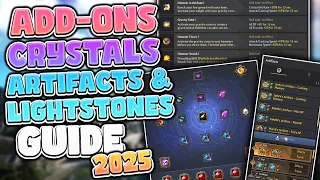 BDO Add-Ons Crystals Artifacts Lightstones Guide For ALL Classes OUTDATE NEW GUIDE IN DESC