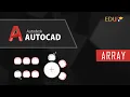 Tutorial for beginners ARRAY IN AUTOCAD 2021