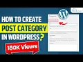 How to Create Post Add Categories in WordPress WordPress Tutorial for Beginners