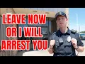 TYRANT COP ILLEGALLY TRESPASSES FOR FILMING Lubbock Texas