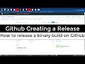 Github Create a Release