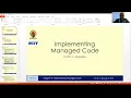 Chapter 9 Implementing Managed Code