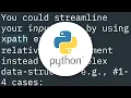Parsing weirdly structured XML with lxml