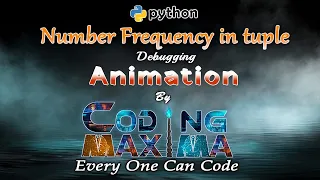 Count Number Frequency in Python Tuple Frequency Count Program Coding Maxima