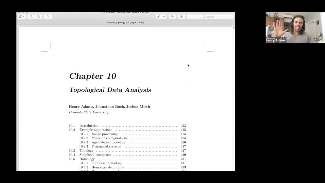 Applied topology 15: Introduction to a software tutorial for persistent homology and Ripser