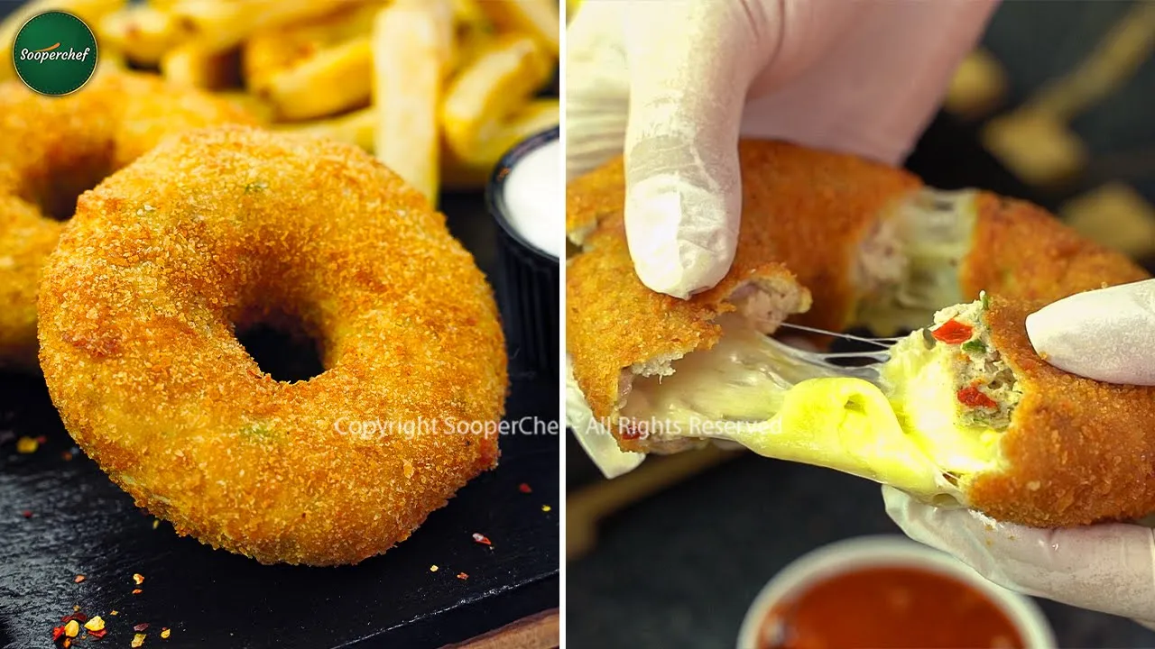 Irresistible Twist: Cheesy Chicken Donuts That Will Leave You Craving