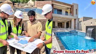 Work Begins on Dream House Luxury Swimming Pool with YouTube Income!
