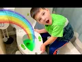 CALEB caught a Leprechaun HOW to MAKE HOMEMADE Leprechaun Trap