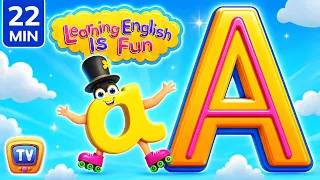 Letter A to H Songs | ABC Phonics Song - Learn the Alphabet | 22 Min | ChuChu TV