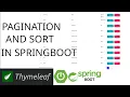 Spring boot pagination and sorting using jpa and thymeleaf spring data dialect