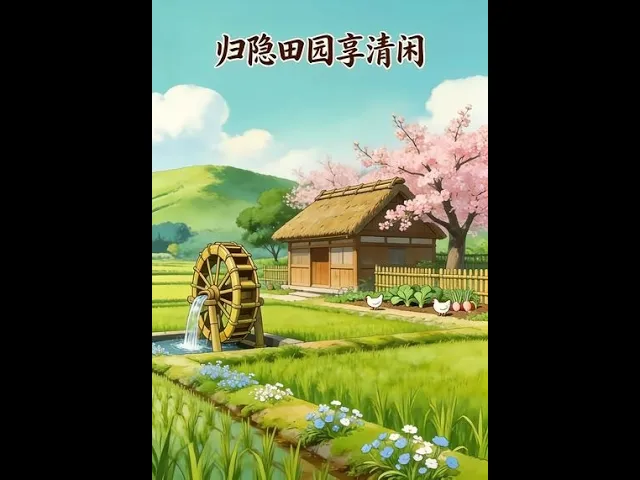 归隐田园享清闲