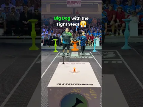 Crazy play 👏 @popdartsgame @espn