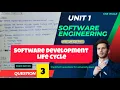 SDLC software development life cycle software engineering unit 1 question 3 onesort