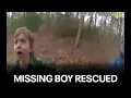 shows dramatic rescue of 4-year-old boy dog lost in woods