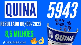 ???? Resultado Quina 5943