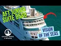 Aft Junior Suite Room Tour Review Vision of the Seas Aft Balcony 8588 Royal Caribbean CR R