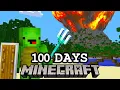 Download Lagu 100 Days on a Volcanic Island in Minecraft