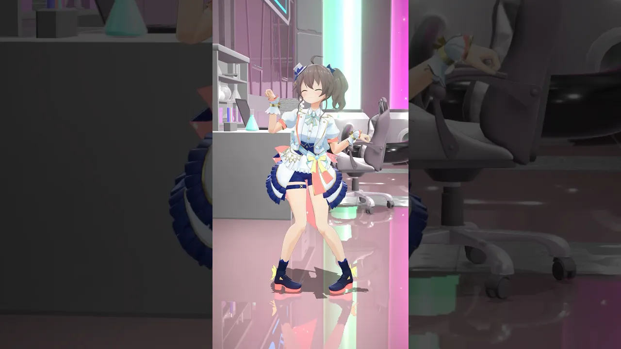 ウーニャカアイドル衣装で踊ったよ！みんなも体感チャレンジやってみてね！