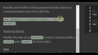 Store Multiple Values in one Variable using JavaScript Arrays freeCodeCamp Basic Javascript