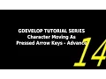 GDevelop Tutorial - Character Moving As Pressed Keyboard Arrow Keys
