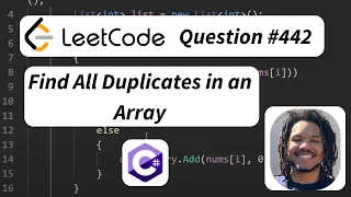 C Beginner Walkthrough - Leetcode Find All Duplicates in an Array