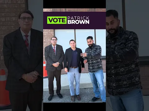 Patrick Brown joined me with a message for voters #BramptonVotes #BramptonElection2026 #PatrickBrown