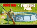 Download Lagu PUNT GUN vs Swimming Pool (5000 Gallons Of Water !!!)