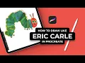 How To Draw The Very Hungry Caterpillar By Eric Carle In Procreate