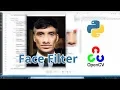 SnapChat Face Filter OpenCV Python