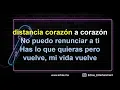Chayanne - Vuelve (Versión Karaoke)