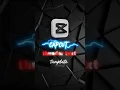 CAPCUT THUNDER TEXT TAMPLATE